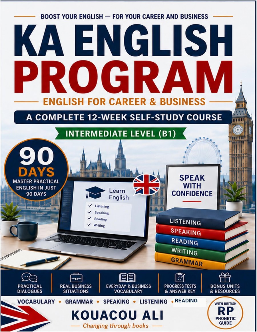 Couverture de KA English Program B1 — méthode d'anglais niveau intermédiaire